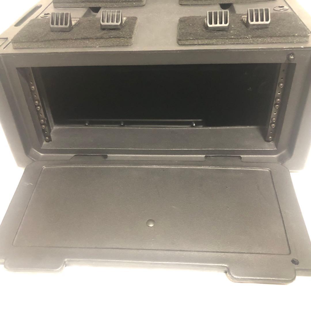 送料込★良品★SKB 4Uコンボラックケース キャスター キャリー 鍵付