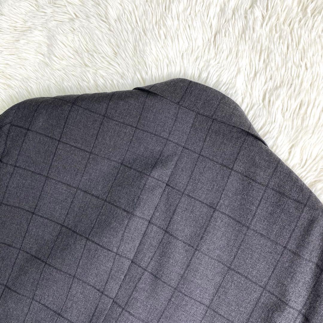 美品✨スーツセレクト セットアップ スリーピース チェック L BIELLA