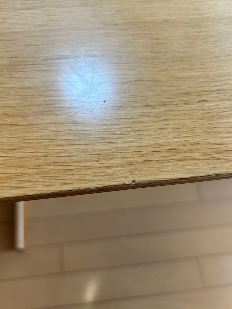 無印ダイニングテーブル150㎝×80㎝×高さ60㎝
