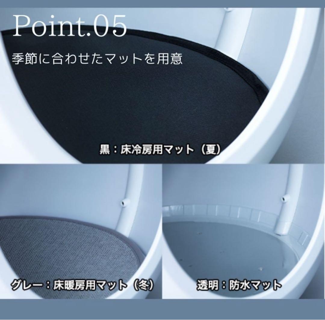 期間限定値下げ！ほぼ新品　petyes 床冷暖房ペットハウスホワイト　使用1ヶ月