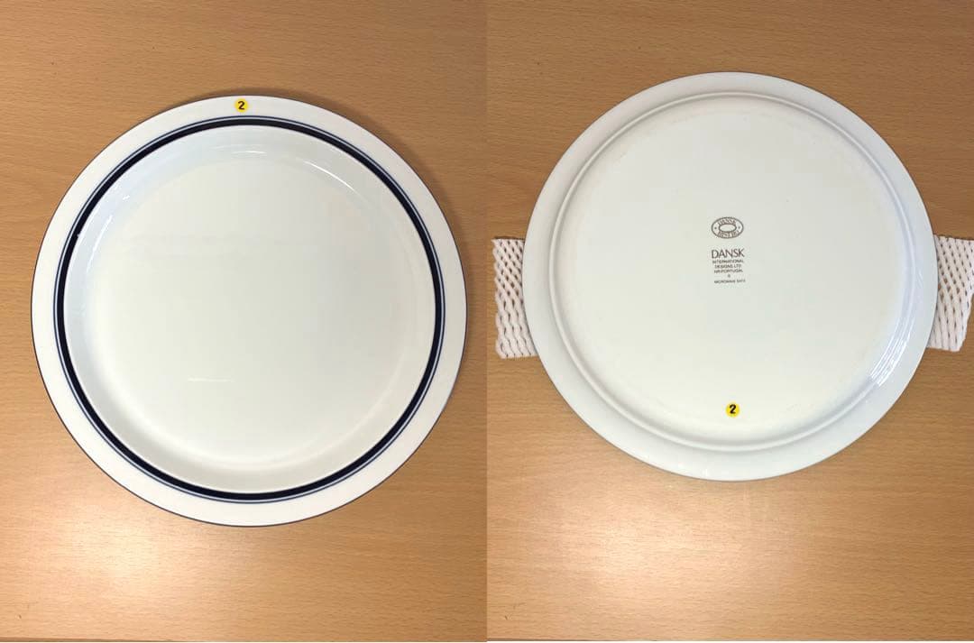 【美品】DANSK ダンスクBistro ディナープレート26.5㎝ 5枚セット