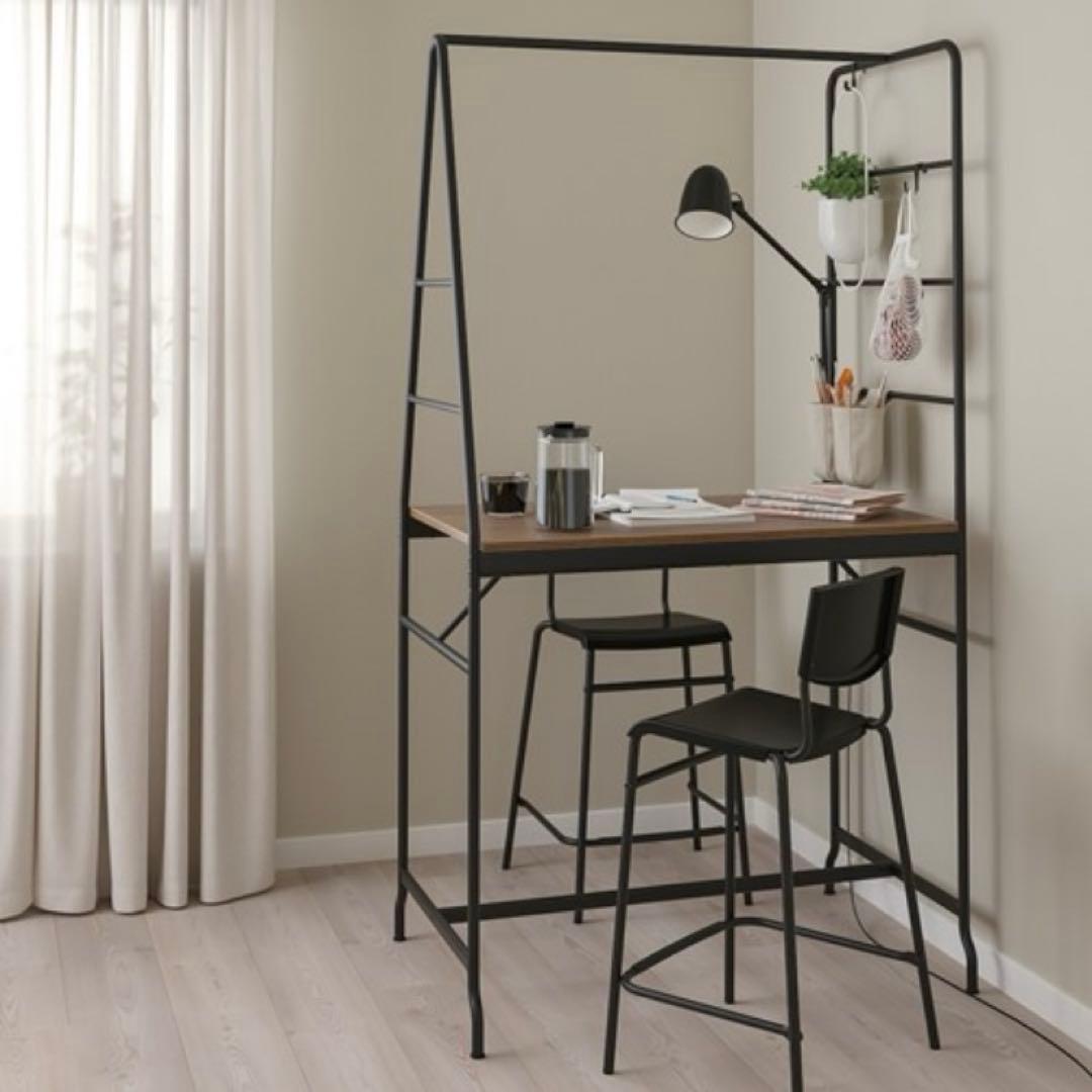【美品✨】IKEA ホーヴェルード HÅVERUD バーテーブル ブラック