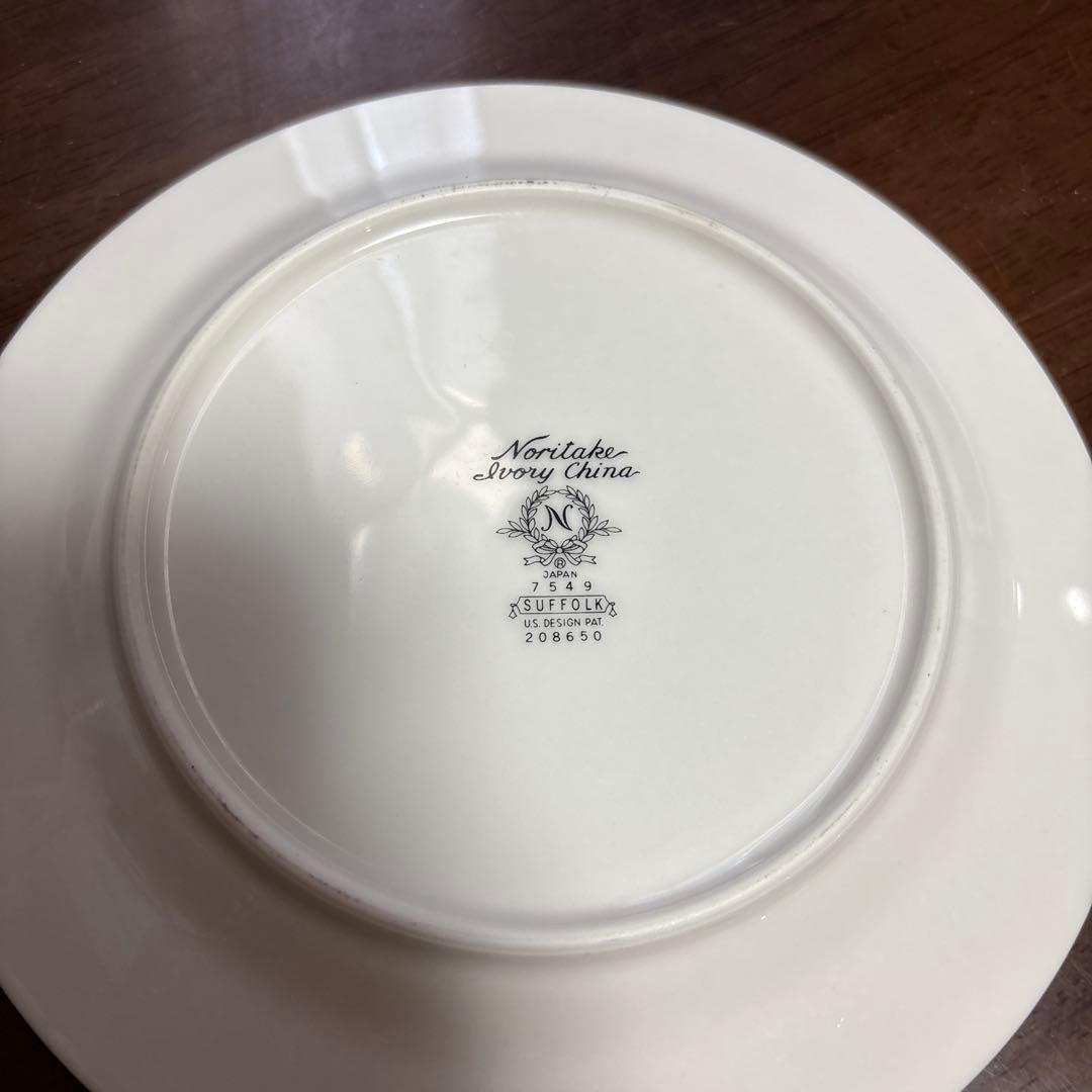 ノリタケ NORITAKE Ivory China 皿 ティーカップ セット