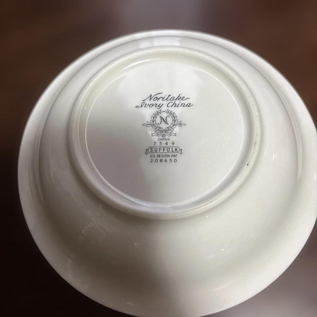 ノリタケ NORITAKE Ivory China 皿 ティーカップ セット