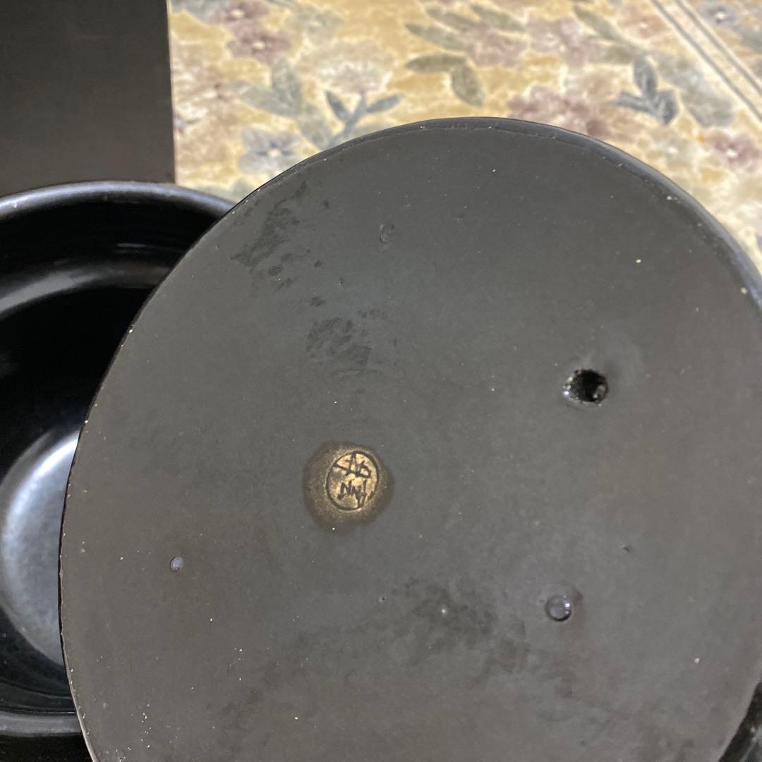 おにぎり太郎 雲井窯 三合炊 土鍋 黒 炊飯 箱付き