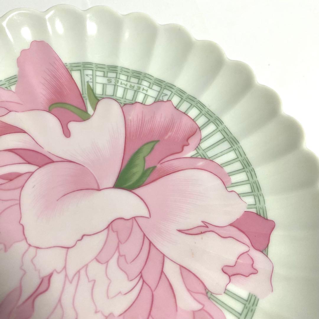 HERMES エルメス ピヴォワンヌ 芍薬 プレート　皿 15cm
