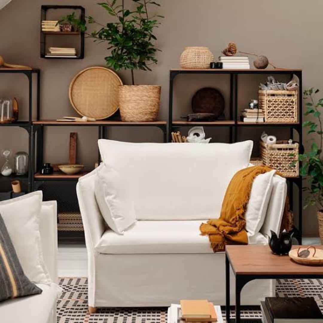 【廃盤品】IKEA バックセーレン 1.5人掛け ソファ