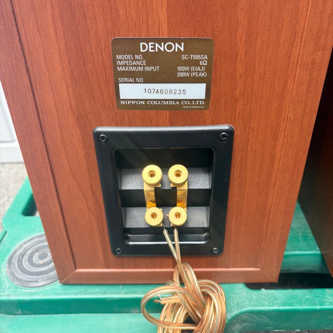DENON トールボーイ スピーカー システム ② SC-T555SA ペア