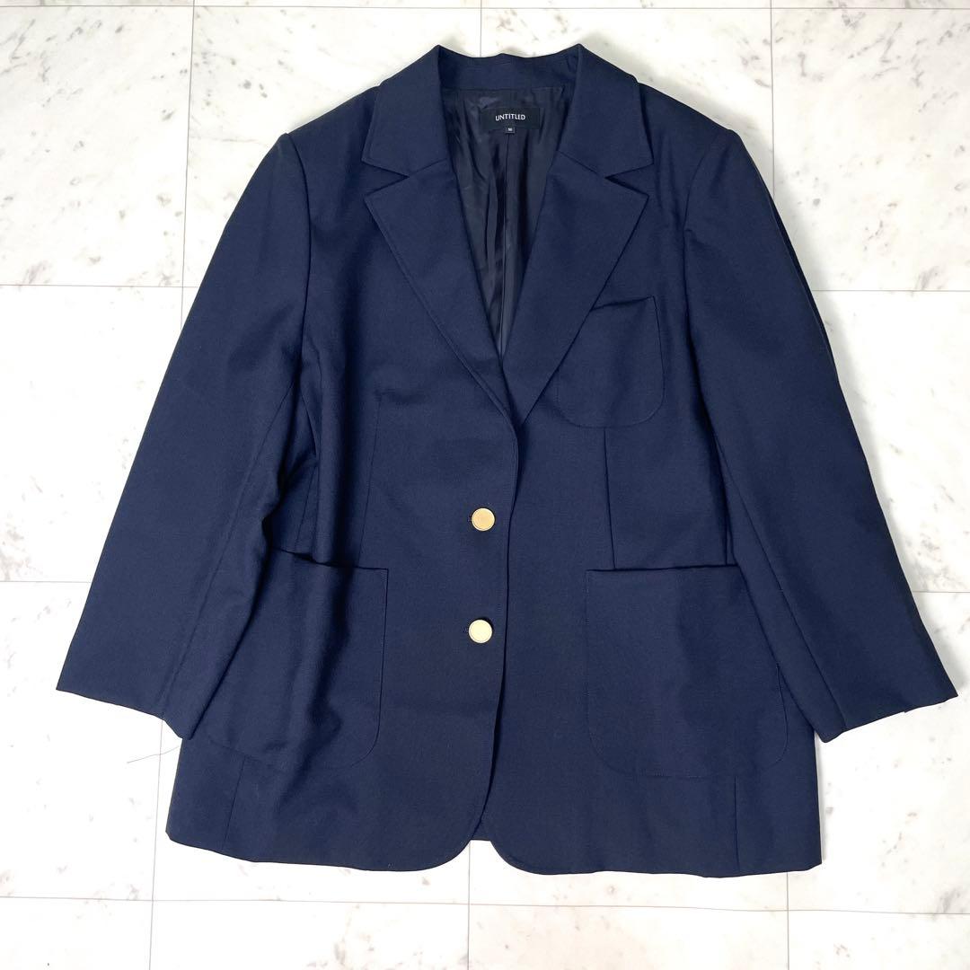 【未使用級】アンタイトル 2024AW オックスブレザー大きいサイズ 5XL