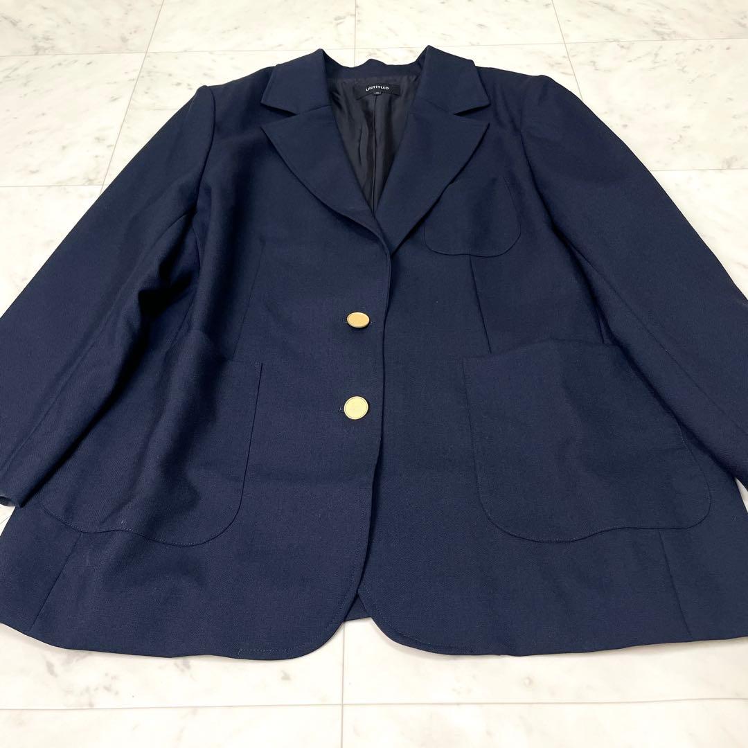 【未使用級】アンタイトル 2024AW オックスブレザー大きいサイズ 5XL