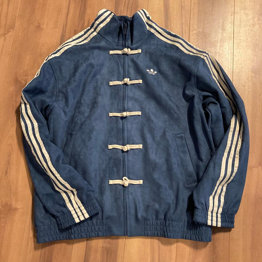 新品 アディダス チャイナトラックジャケット ネイビーサイズ　XL