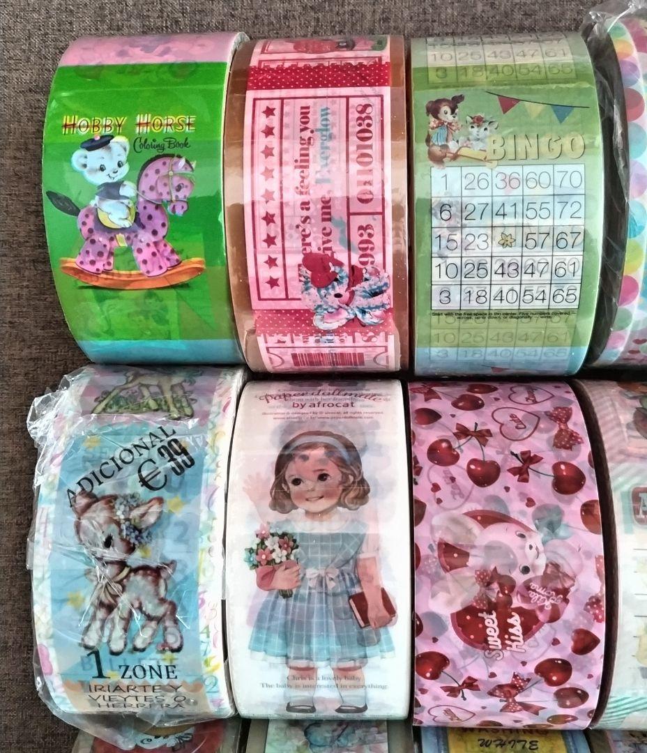 OPPテープ等 24本セット① (新品23本) レトロアニマル アメキャラ