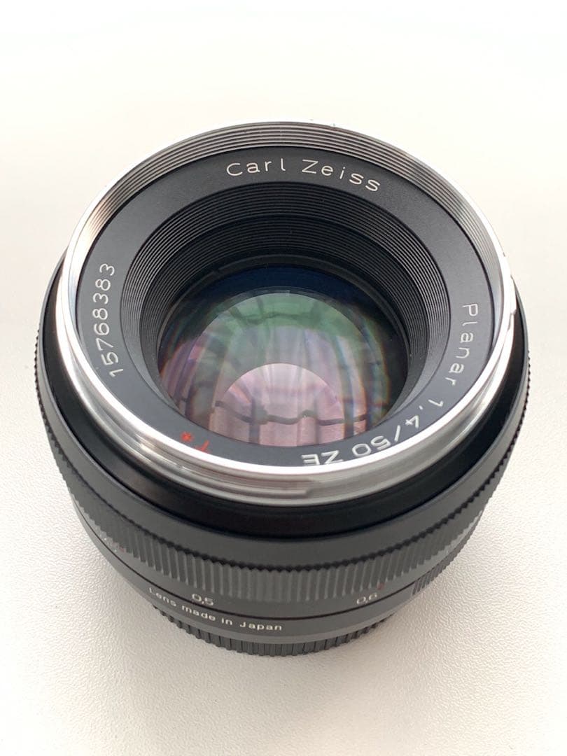 カールツァイス　プラナー50mm/F1.4 ZE （キャノンEF）