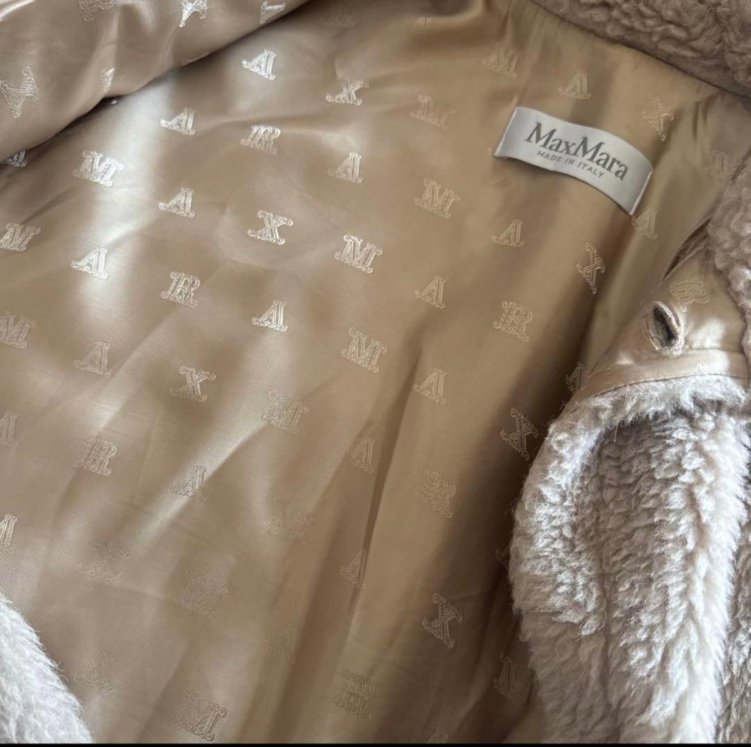 Maxmara テディベアケープ