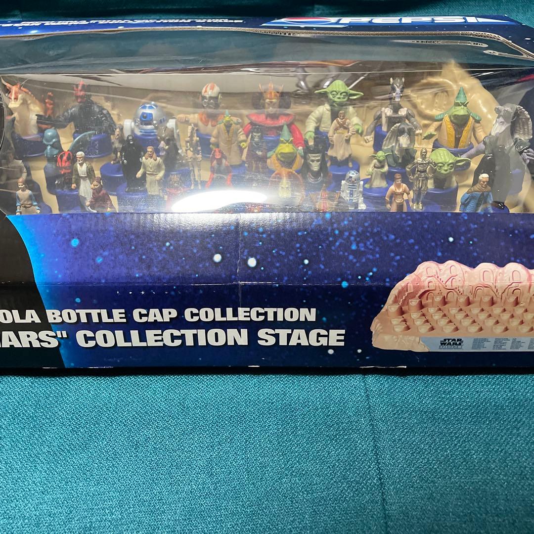 スターウォーズ エピソード1ボトルキャップ フルコンプ コレクションステージ付き