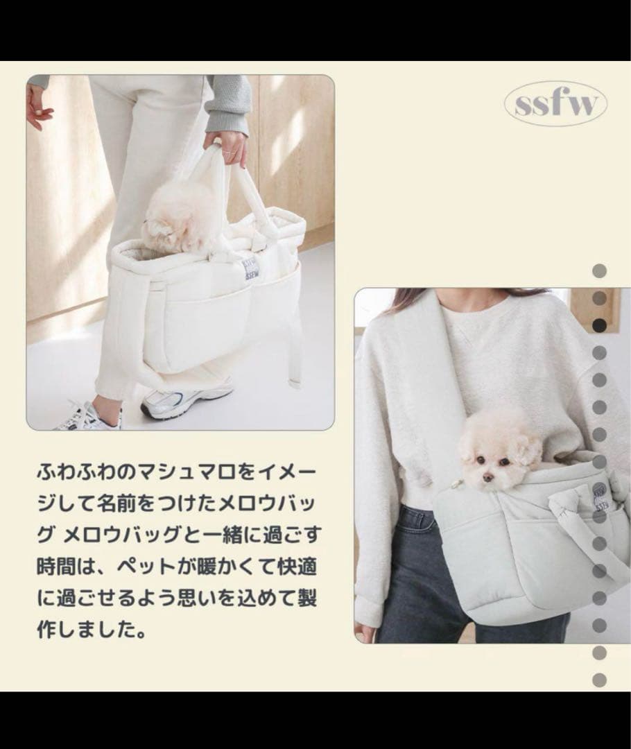 【SSFW】メロウバッグ グロッシー ホワイト 超美品
