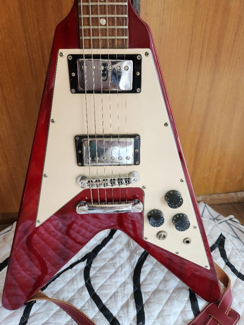 レスポールスタイル エレキギター レッド