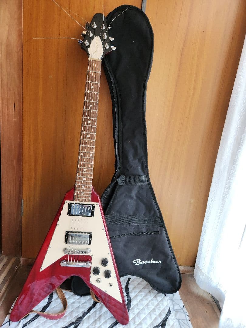 レスポールスタイル エレキギター レッド