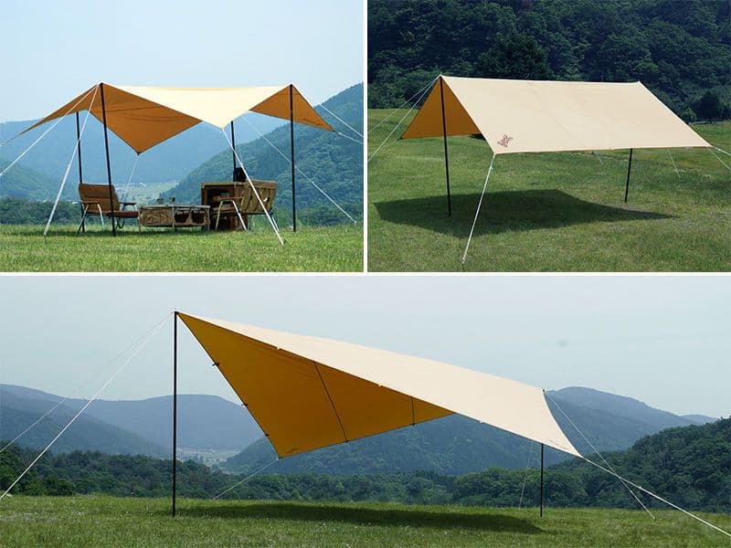 【本日限定値下げ】DOD CHEESE TARP S (タン)