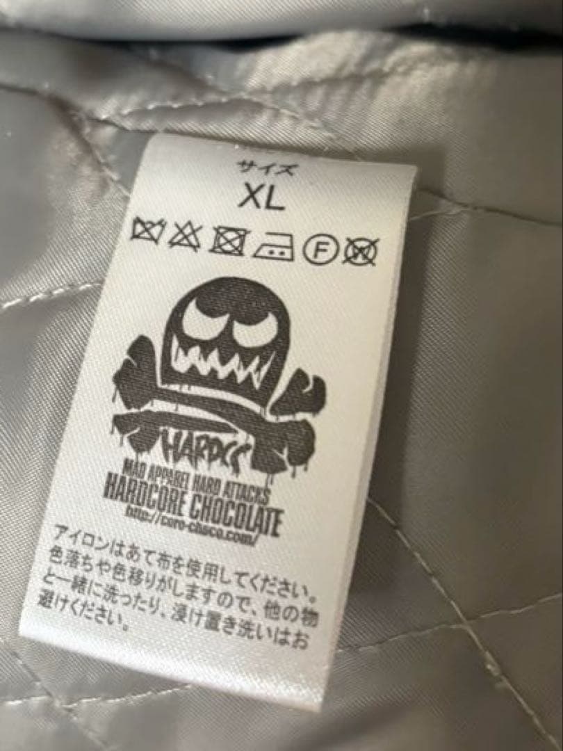 廃盤品 ハードコアチョコレート XLアルカトラズ スタッズ付ピーコート Pコート