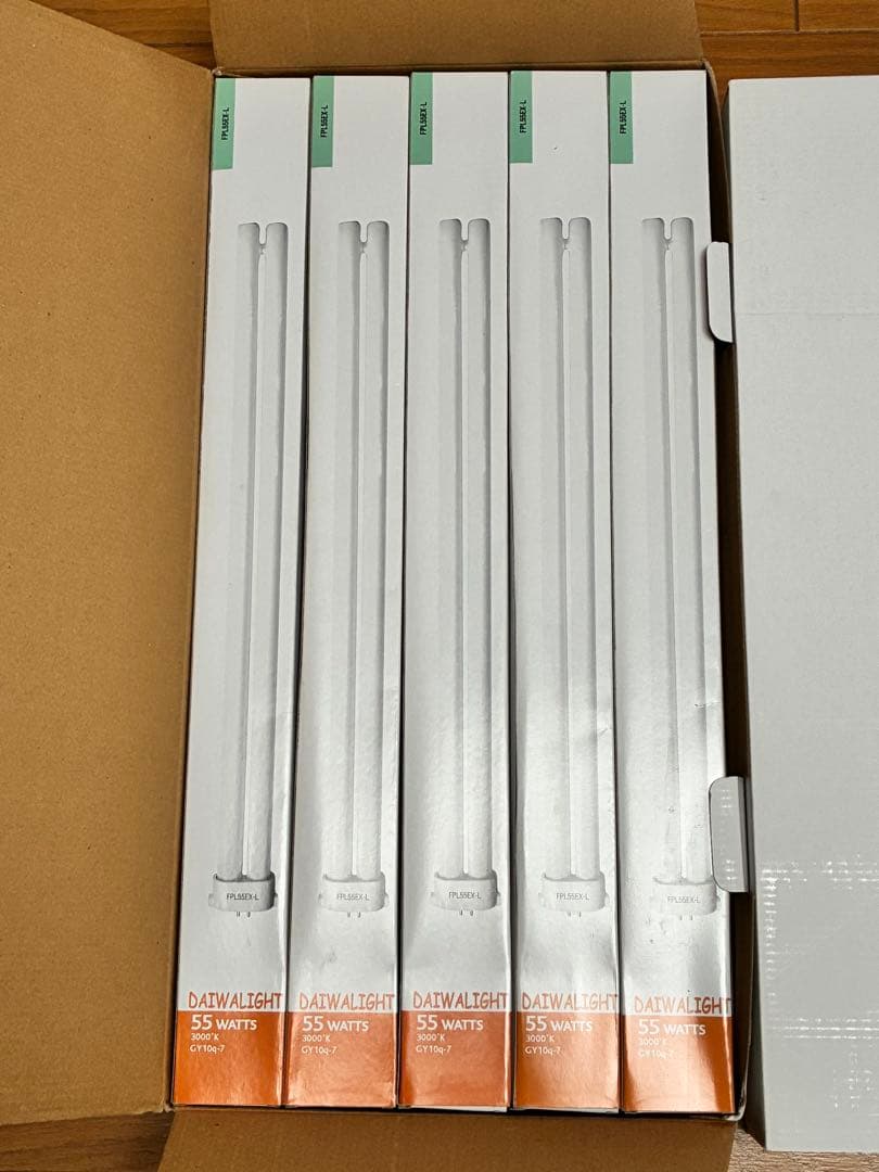激安大特価　FPL55EX-L ツイン蛍光灯　昼光色　2本ブリッジ照明　計18本