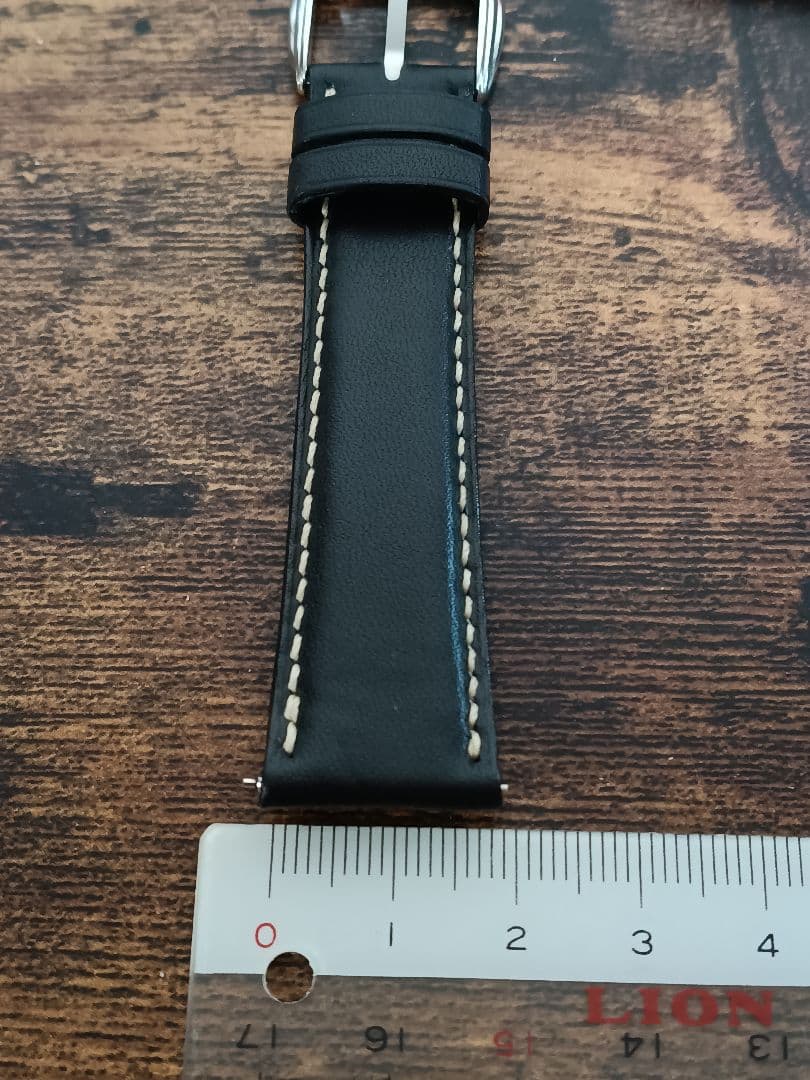 フランク・ミュラー 純正レザーベルト カーフ　黒　純正尾錠付き　美品