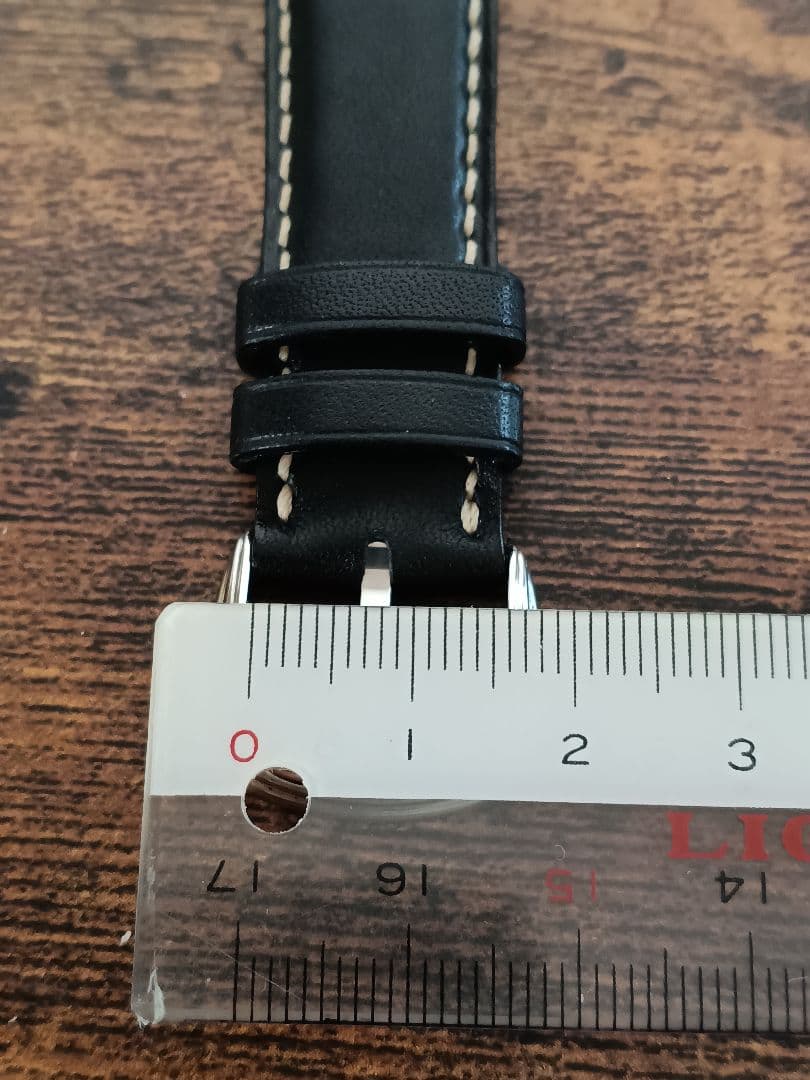 フランク・ミュラー 純正レザーベルト カーフ　黒　純正尾錠付き　美品