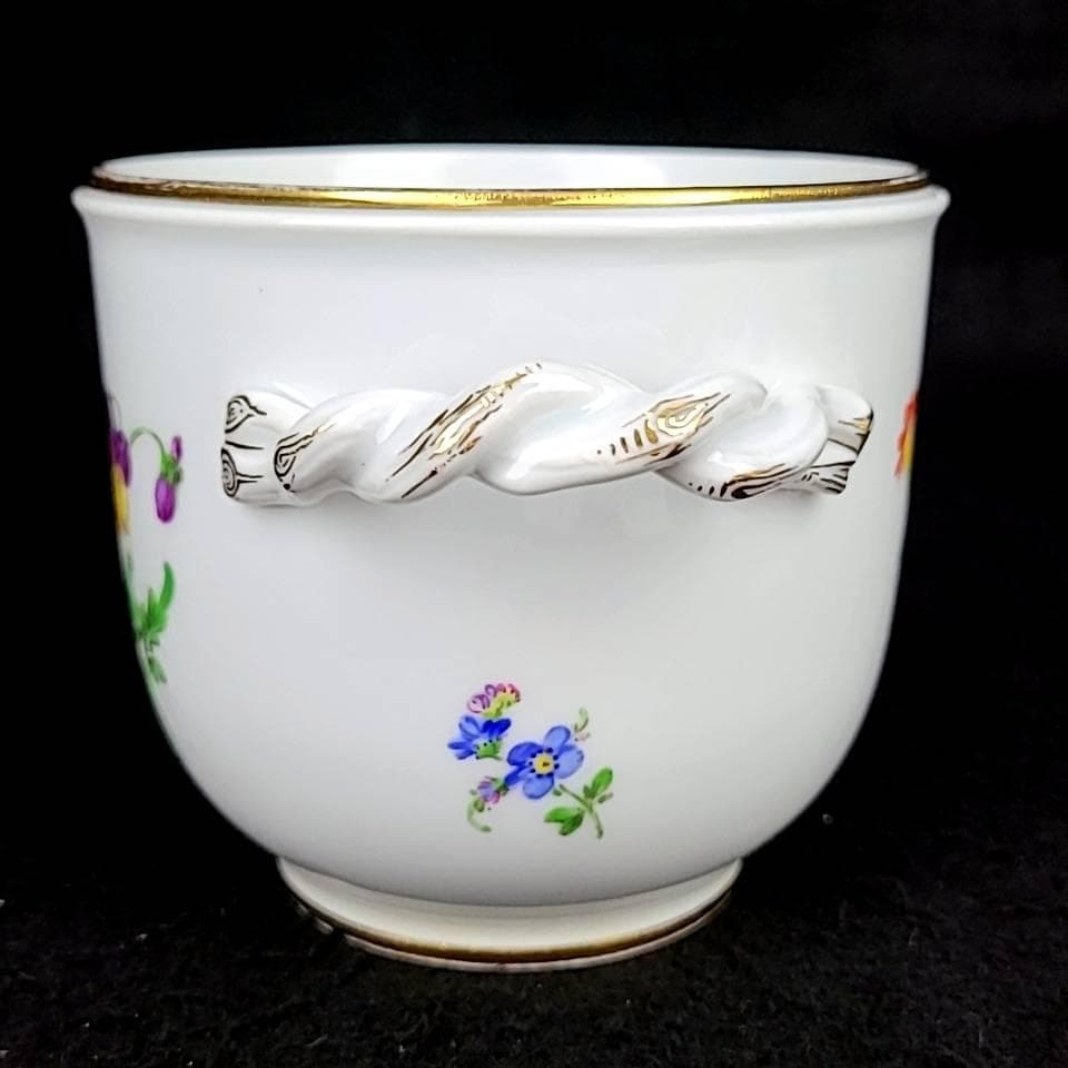 ☆良品☆マイセン　ベーシックフラワー　一つ花　キャッシュポット　植木鉢