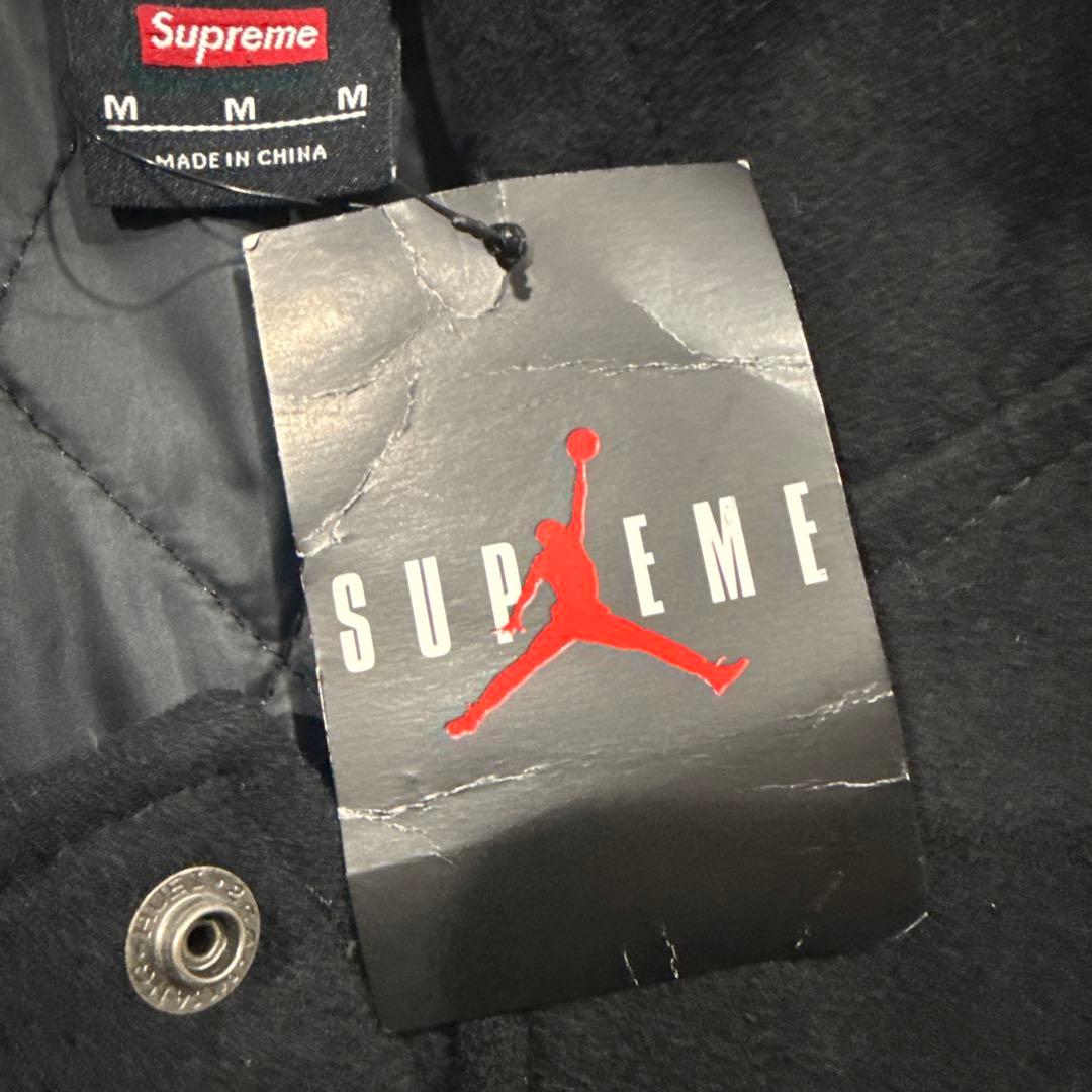 M 激レアSupreme Air Jordan スタジャン ジャケット