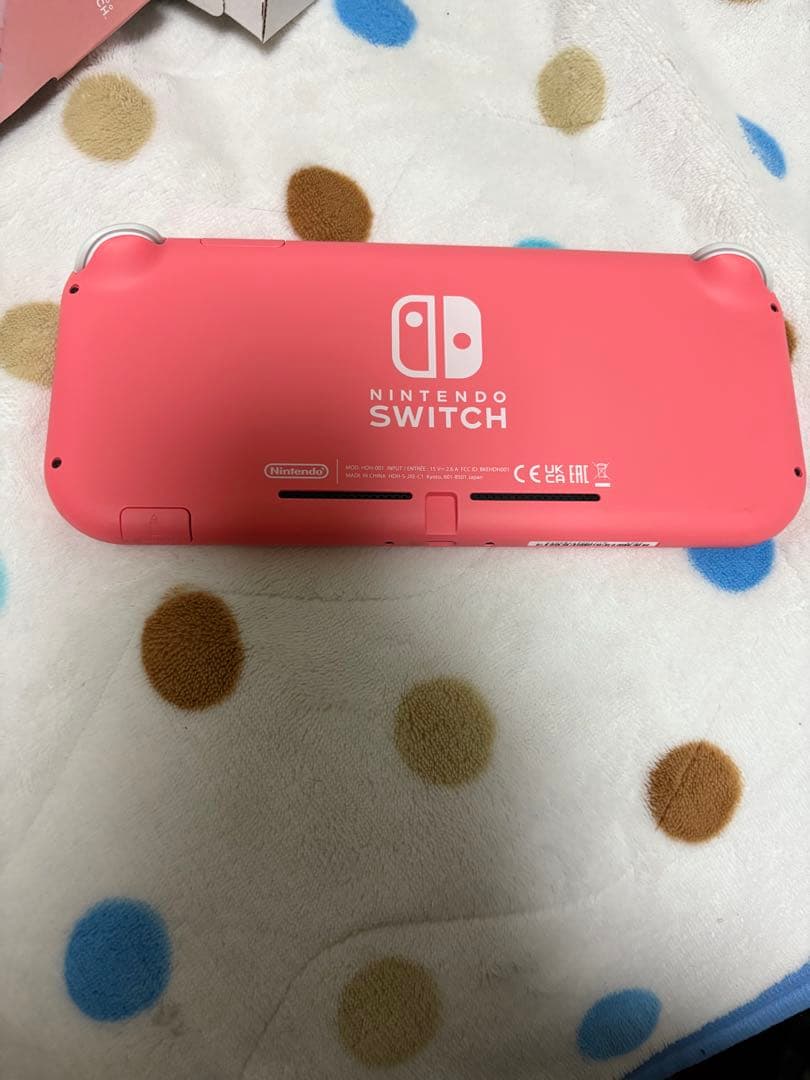 Nintendo Switch Lite コーラル　保証あり