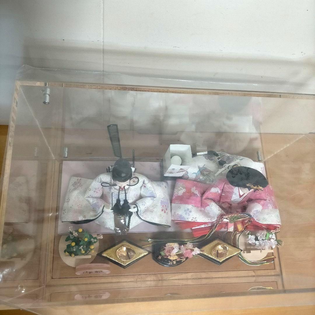 雛人形 親王飾り 全面アクリルケース