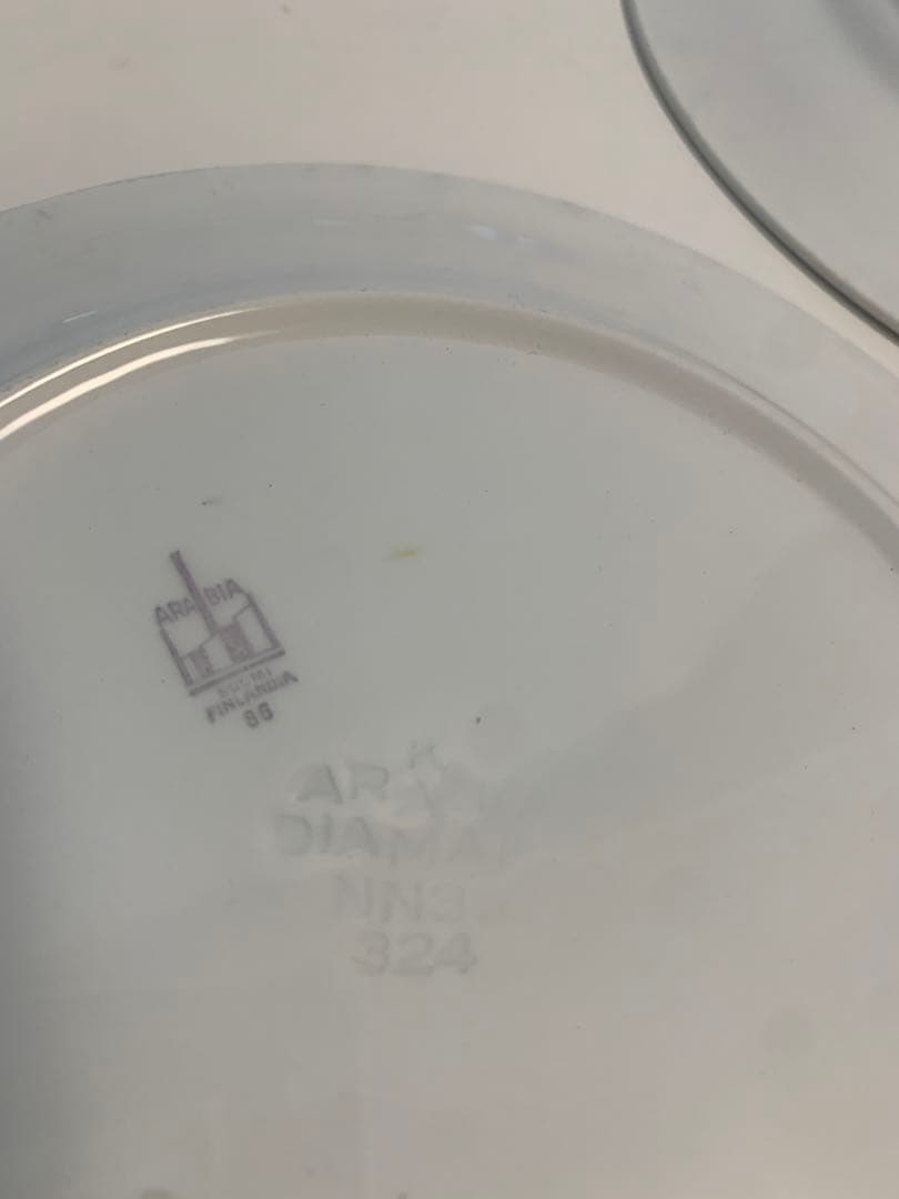 ARABIA DIAMANT 324 皿 2枚セット 1955年製