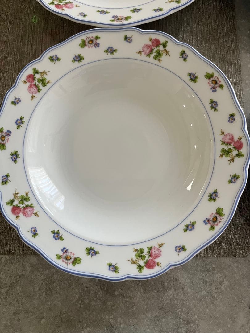 Hutschenreuther 花柄皿 6枚セット