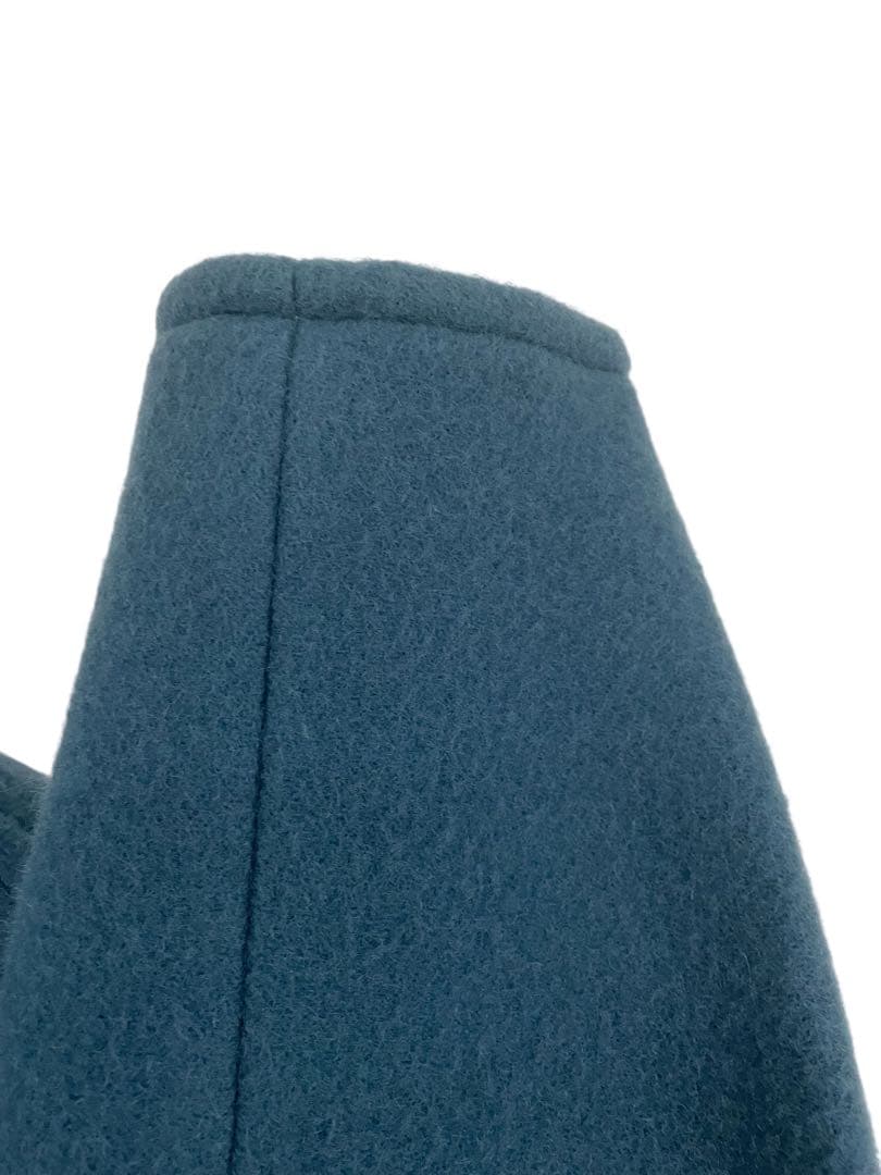 18AW RAF SIMONS ショートキャバンコート ブルー サイズ44