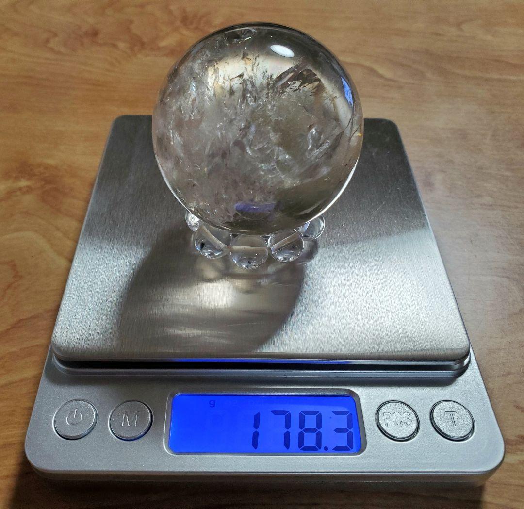 グリーンファントム 水晶丸玉