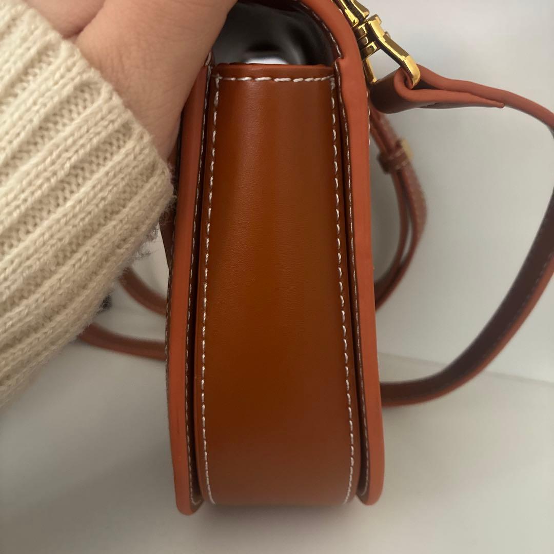 CELINE ショルダーバッグ ブラック ブラウン