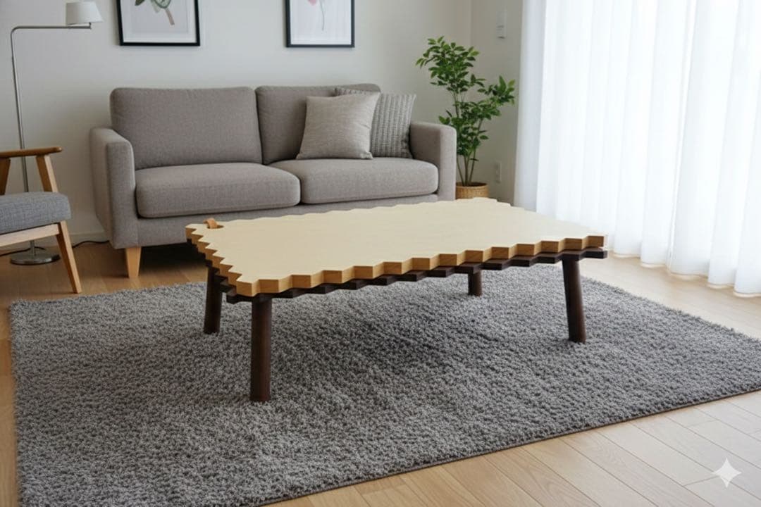 【美品】デザイナーズこたつ