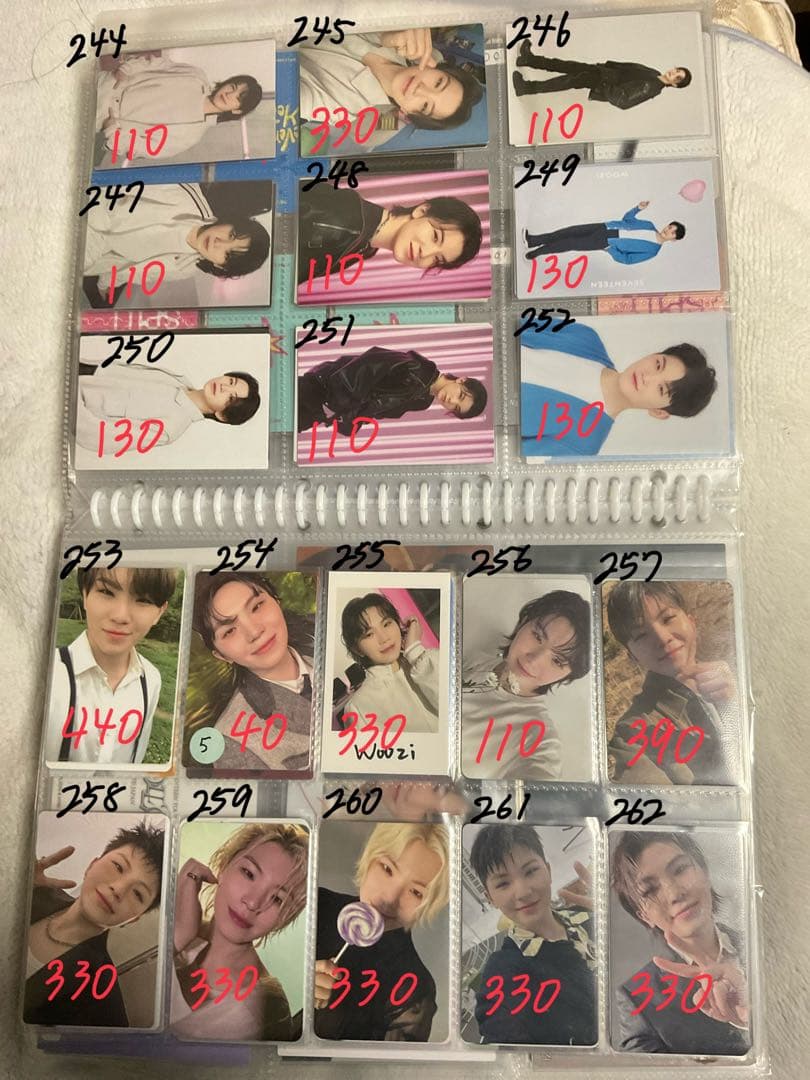 SEVENTEEN 過去トレカ まとめ売り 1 エスクプス〜ウジ