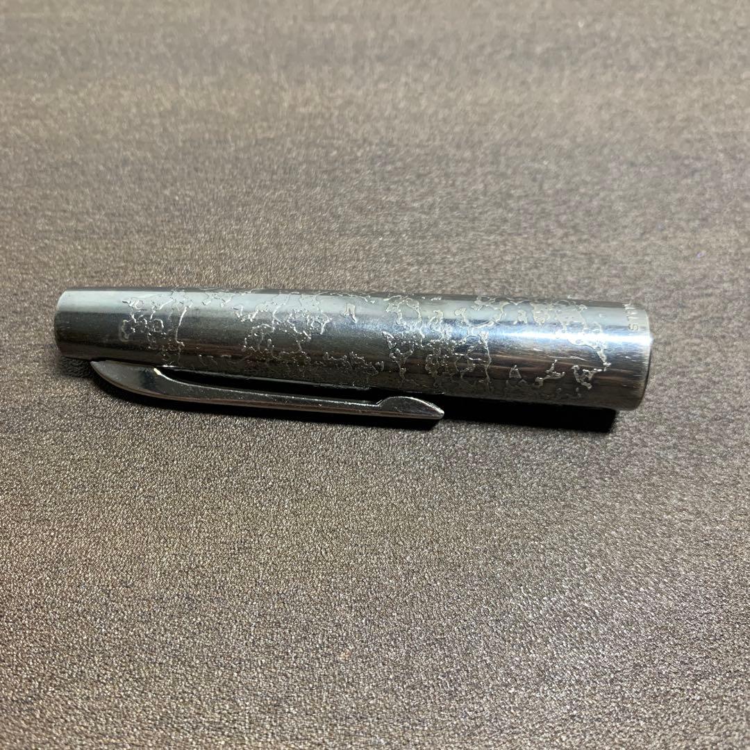 Platinum プラチナ 万年筆18KWG SV925 細字リビエール 銀河