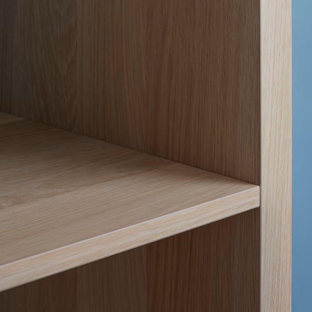 IKEA シェルフユニット, ホワイトステインオーク調, 182x182 cm