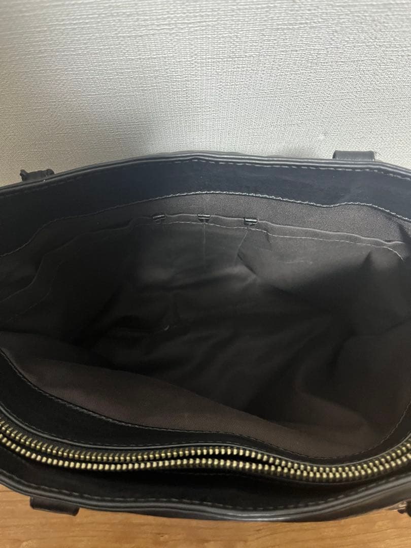 Daniel Bob 黒レザートートバッグ