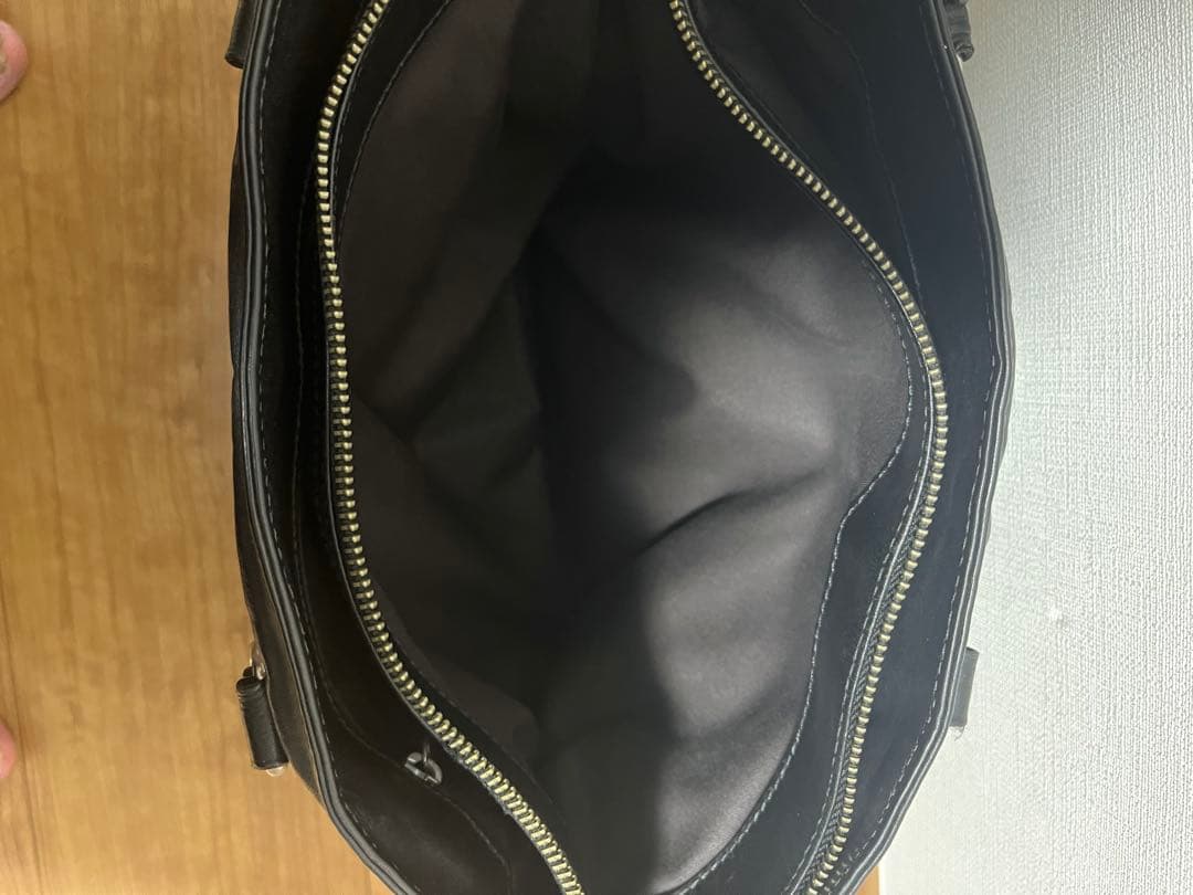 Daniel Bob 黒レザートートバッグ