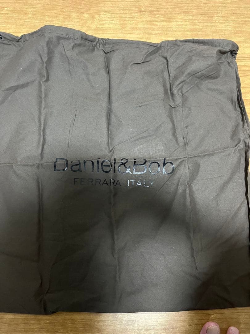Daniel Bob 黒レザートートバッグ