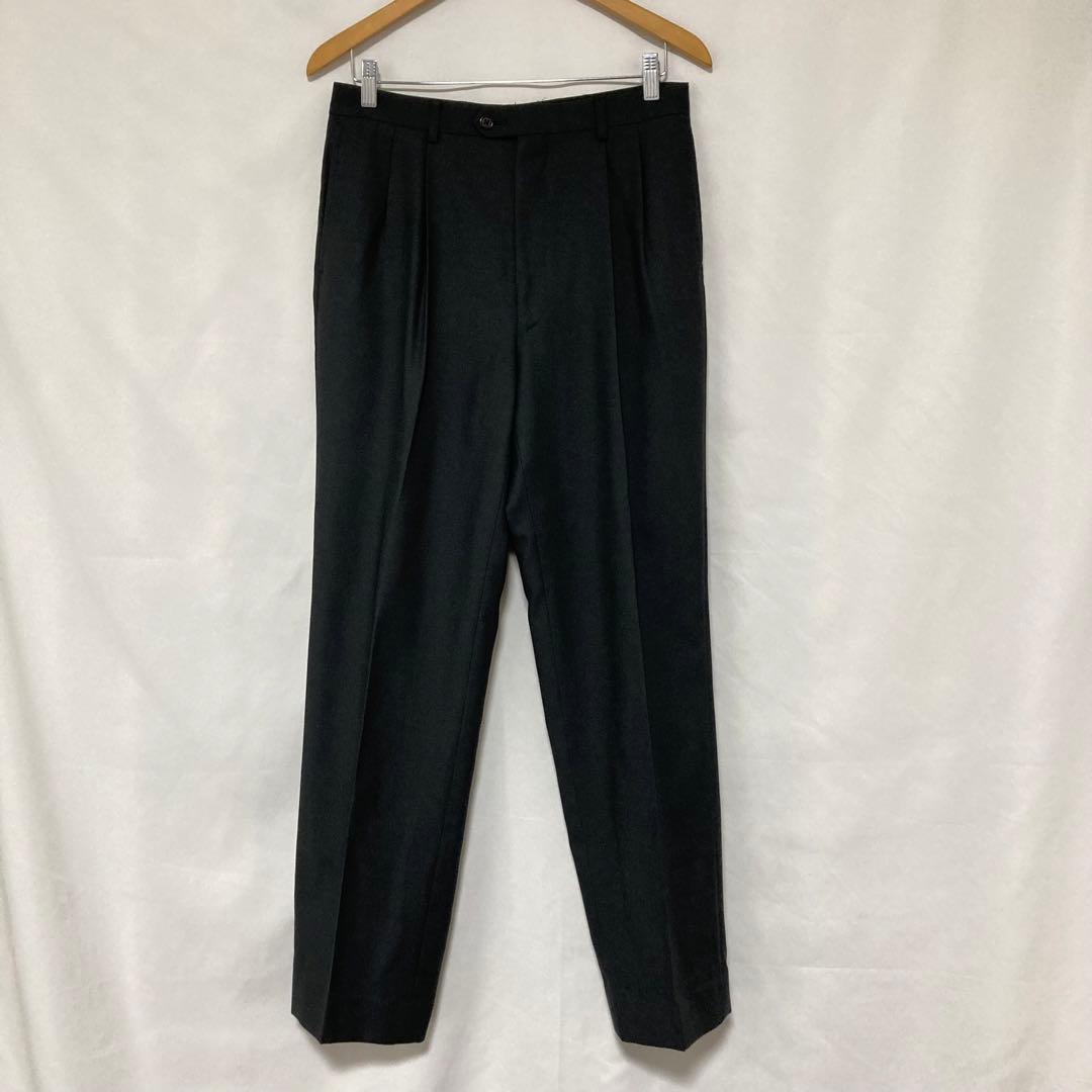 美品 Paul Smith スーツ L 3ボタン 2タック ポールスミス　黒