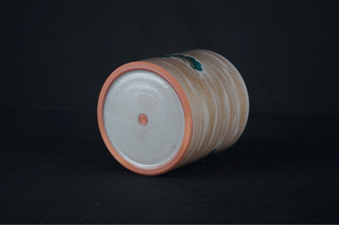 鳴滝窯 橋本城岳 乾山写 老松 水指 共箱 布付 茶道具 美品