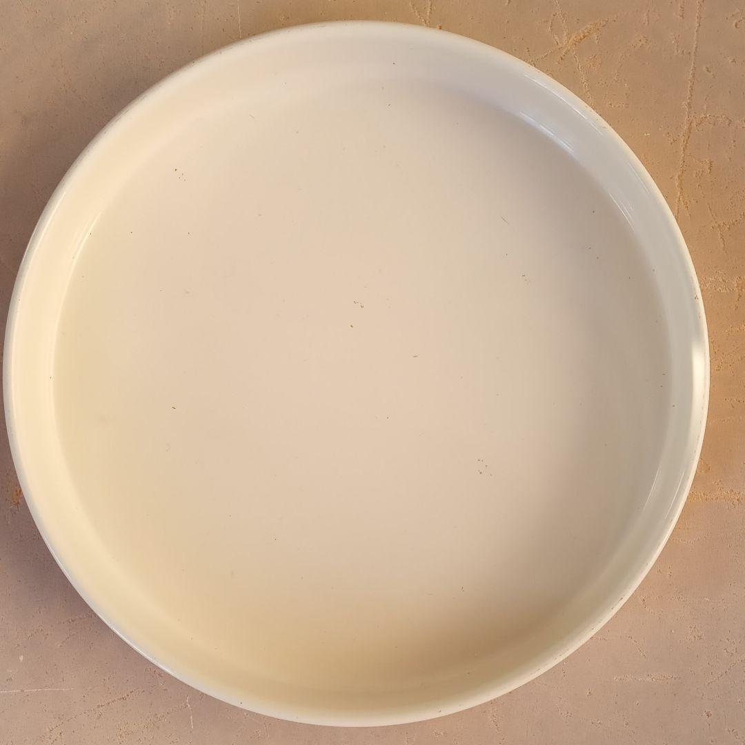 ダマスク柄　傘立て　白　茶