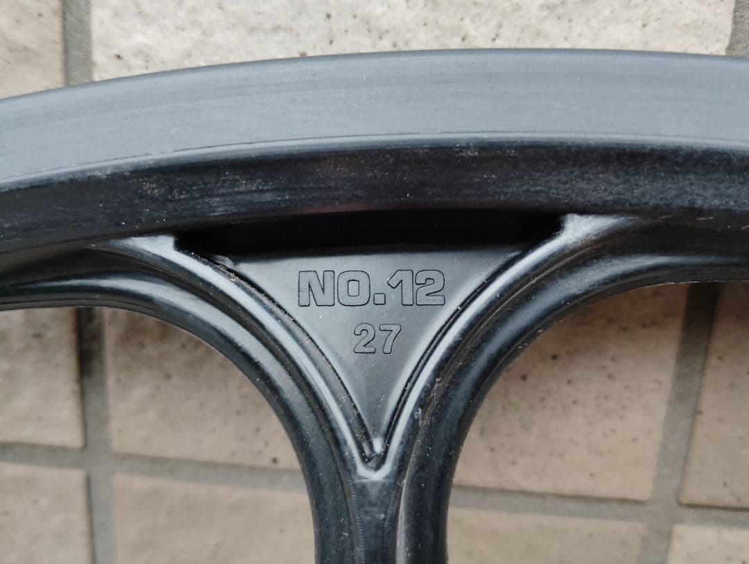 新品 OGKプラホイール 27㌅黒 前後セット