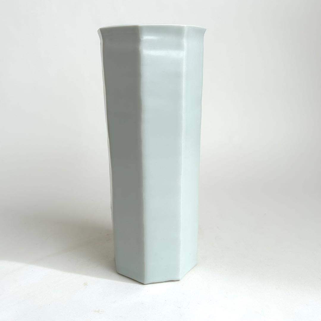 【美品】陶器 花瓶 花器 満之 木箱入り