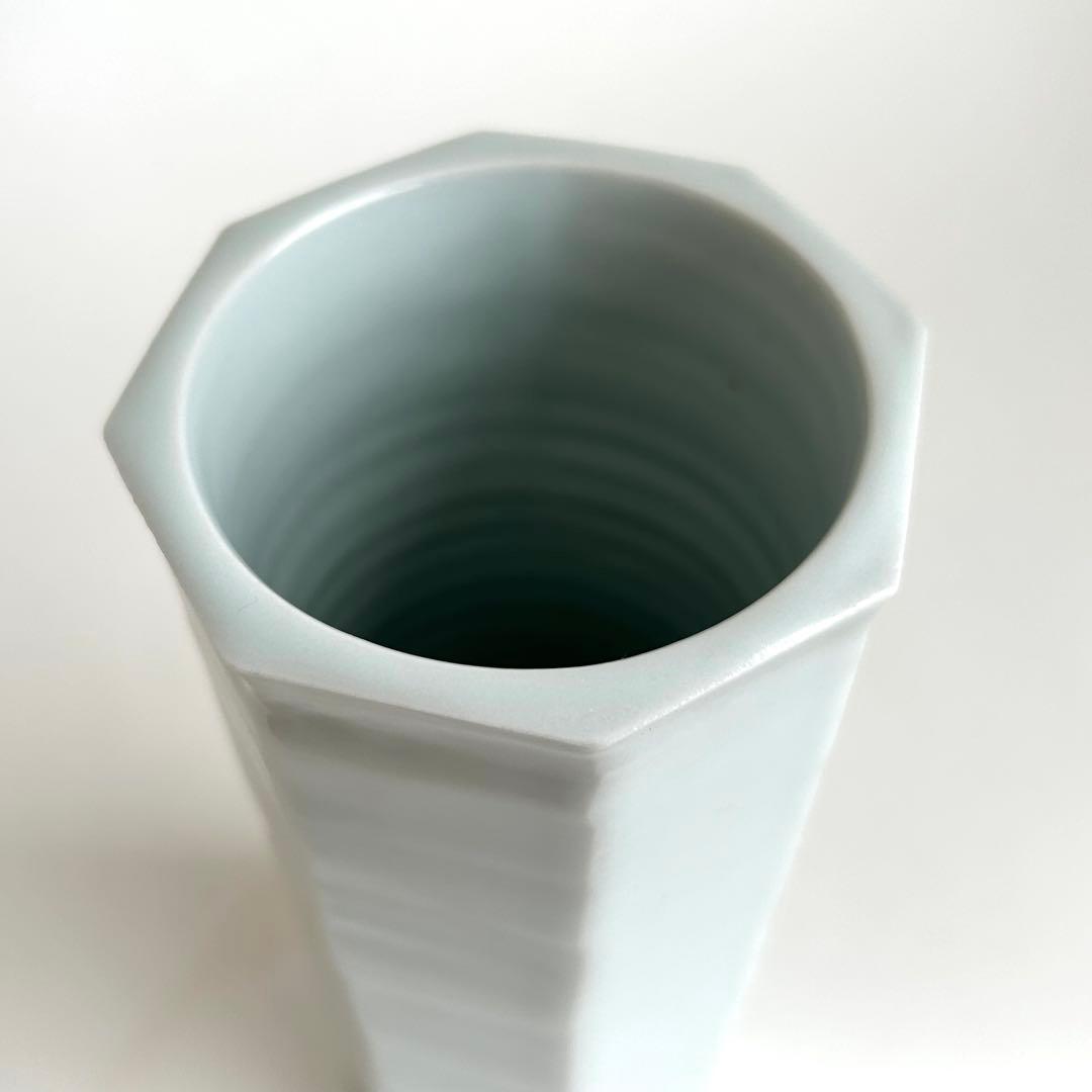 【美品】陶器 花瓶 花器 満之 木箱入り