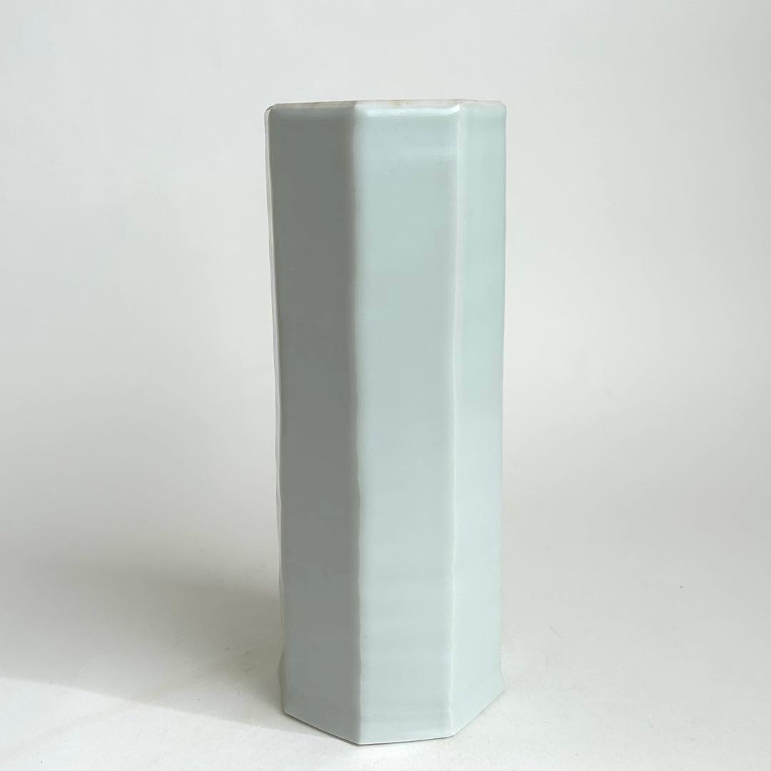 【美品】陶器 花瓶 花器 満之 木箱入り